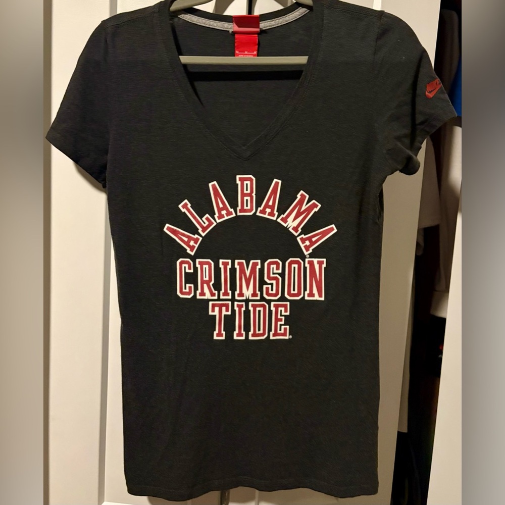 Nike Black and Red Alabama T-Shirt